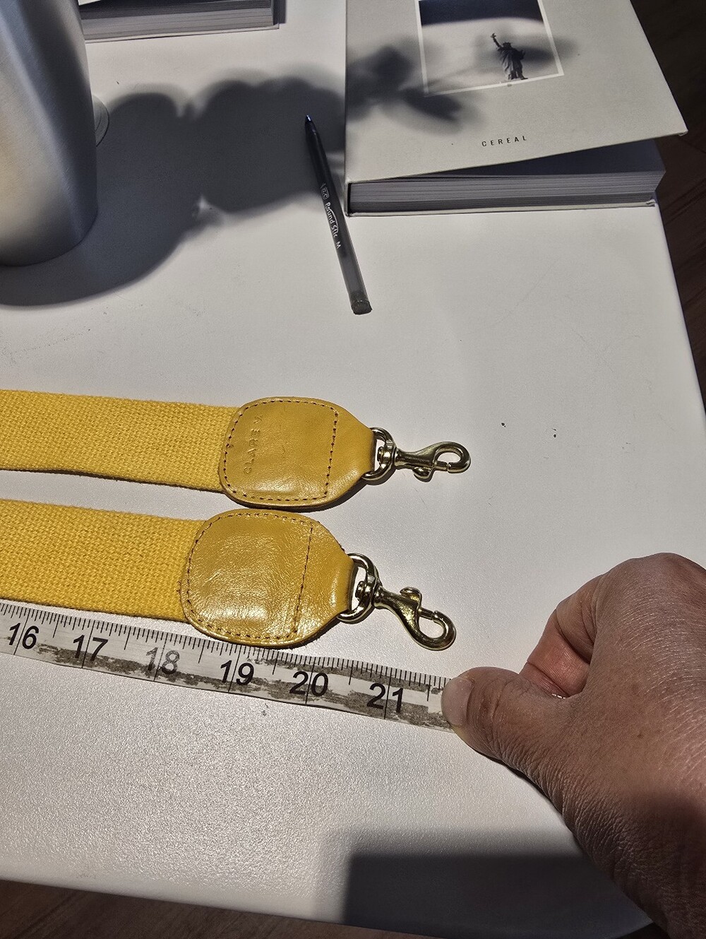 Clare V. Yellow Cotton Strap - Picture 7 of 8